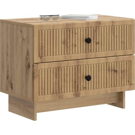 Comodino  Armadio da Notte  Mobiletto da notte Rovere Artigianale 62 x 34,5 x 47,5 cm (1/5)