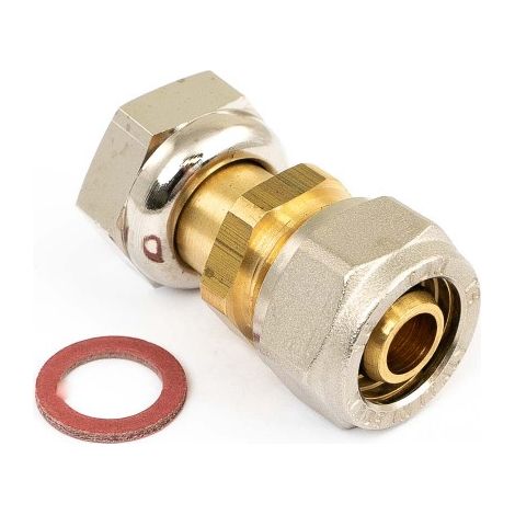 Union femelle à compression pour tube multicouche - F12x17 - écrou libre - diam 16 mm - BOUTTÉ