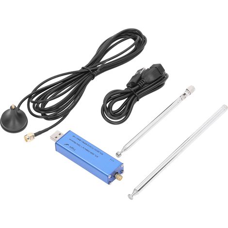 SDR DAB FM-Empfänger-Kit 25–1760 MHz mit Antenne und Stecker