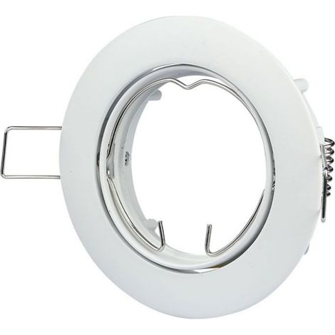 V-tac faretto incasso tondo orientabile bianco 3587 (1/5)