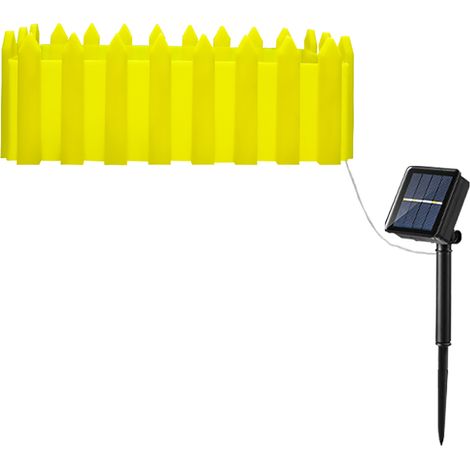 Ortviai Pot lumineux solaire pour extérieur – Jardinière LED avec 8 modes d’éclairage, capteur crépusculaire et batterie intégrée