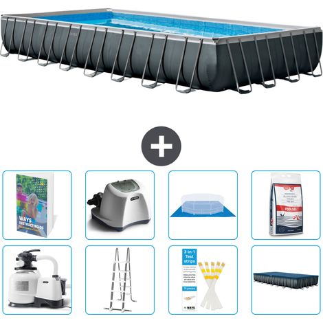 Intex Piscina Ultra XTR Rettangolare - 975x488x132 cm - 9-pezzi S649 (1/4)