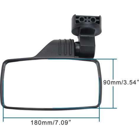 GOOFIT off-road motorcycle rearview mirror, ATV/Off-road vehicle universal mirror, wide field of view. (1/4)