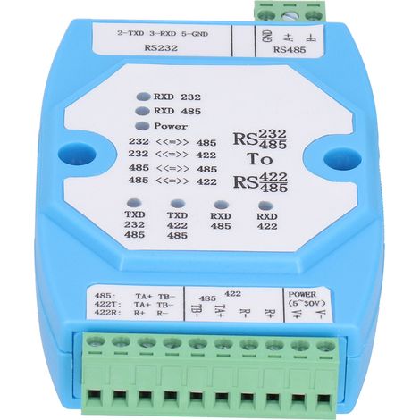Convertisseur USB RS232 vers RS485 avec protection contre les surtensions, isolé, pour équipements basse tension 5-30V, adaptateur série robuste. (1/5)