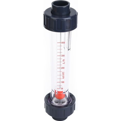 LZS-20 (D) Débitmètre de tuyauterie en plastique ABS, débitmètre d'eau de haute précision, 40-400 l/h (1/5)