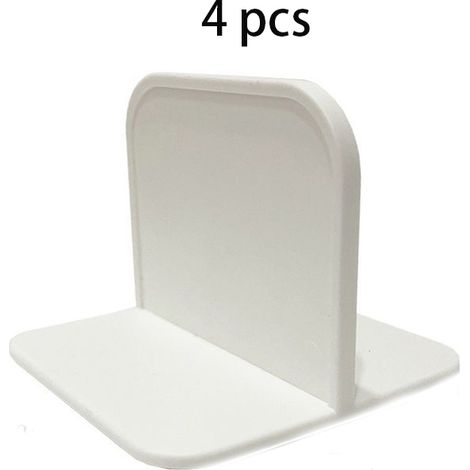 (4 Stück, Support Anti Basculement pour Meubles and Armoires – Fixé au Mur pour Fixer des Tables et Autres Meubles Lourds, Protège Les Enfants, Blanc. (1/5)