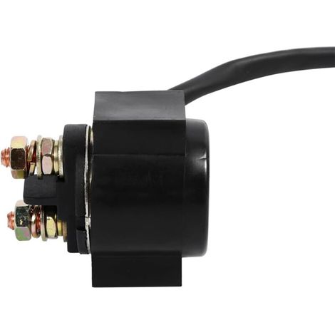 Relè di avviamento con solenoide per scooter, quad, moto da cross, kart e mini-moto con motore a 4 tempi GY6 (50/100/125/150/200/250 cm³) – Compatibile con Roketa, TaoTao, BMS, Lifan e altri marchi si