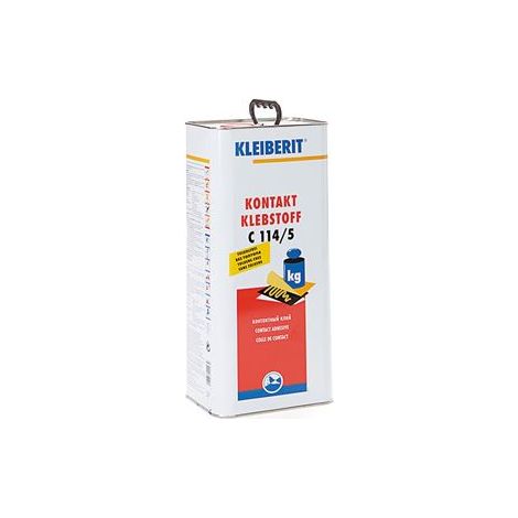 KLEIBERIT 114.5 spachtelbarer flüssiger Neoprenkleber – 4,5 kg Dose (= 5,17 l) – 114.5.0500