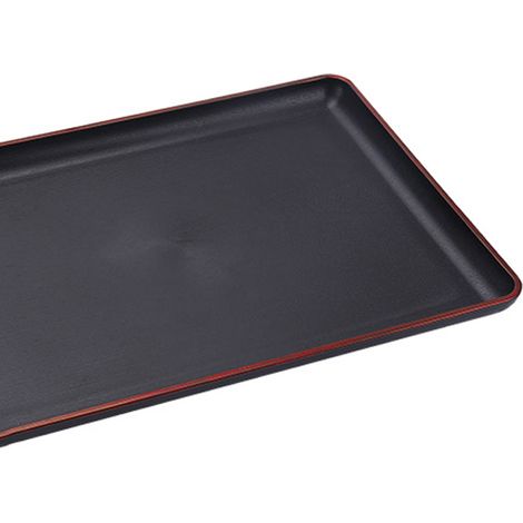3-teiliges Serviertablett, rechteckig, für Fast Food, vielseitig einsetzbar in Küche, Restaurant und Hotel, 30 x 20 cm / 11,81 x 7,87 Zoll (1/4)