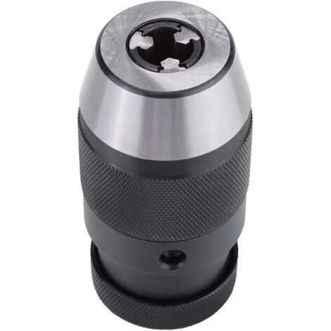 ALLIANDISMandrin Perceuse, 1pcs MT2-B16 1-16mm 1/2"Mandrin Sans Clé B16 en Acier à Serrage Automatique Mandrin Perceuse A Colonne pour Perceuse éLectrique de Tour (1/5)