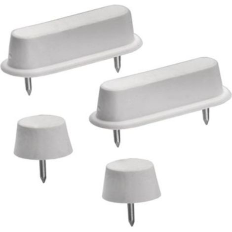 MASIDEF - TAPPI PER SEDILE WC IN LEGNO -PLASTICA BIANCA
