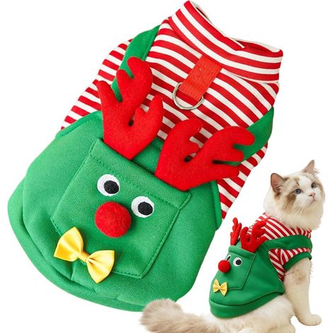 Vêtement chien Noël costume renne (1/5)