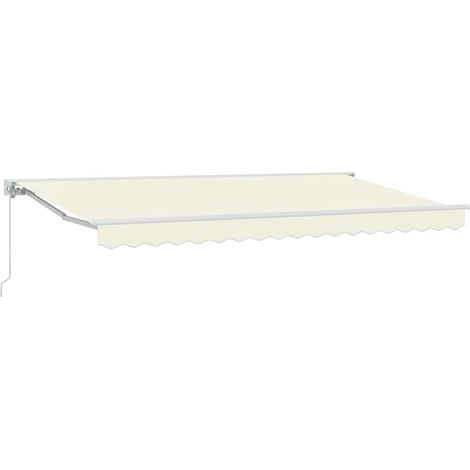 Maison Exclusive - Struttura della tenda Crema 400 x 200 cm