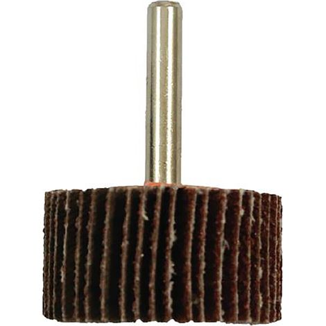 Meule abrasive, Dia. 40mm RS PRO, grain P60, Oxyde d'aluminium ( Prix pour 1 )