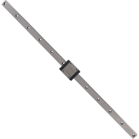 Glissière linéaire MGN15 450 mm pour équipement d'automatisation industrielle, rail de guidage de précision, coulisseau compact, course 450 mm, système de déplacement linéaire robuste (1/5)