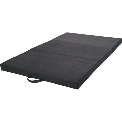 Viking Choice – Matelas pliable d'appoint 200x120x10 cm – Rembourrage mousse haute densité – Facile à déplier et à ranger – Couleur gris