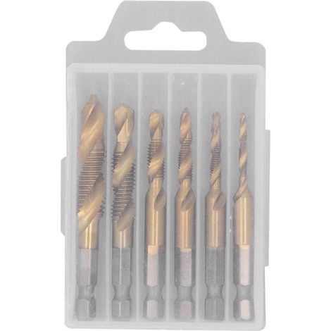 Taraud 6pcs Outil de taraudage HHS pour acier matrice (1/5)