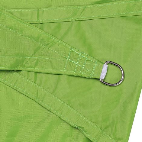 Voile d'ombrage Triangulaire 2.4x2.4x2.4m Imperméable Toile Ombrage UV Protection pour Patio Jardin, Terrasse ,Extérieur, Balcon, (vert)