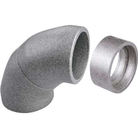 Bosch Zubehör Wohnungslüftung BEPP 125-1 Bogen 90 Gr teilbar, d:125 mm, VPE: 1 ST, 7738113431