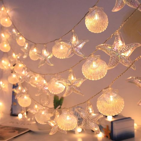 ENLACE Chaîne de lumière d'animaux marins 1.5m 10 LED pour l'intérieur et l'extérieur, la vie marine (1/5)