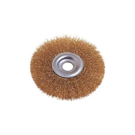 SPAZZOLA A DISCO CIRCOLARE CON FORO- - ø mm. 75 foro mm.13 PG 485.80 - 5 blister PG
