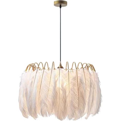 DECKENLAMPE MIT FEDER GOLD APP662