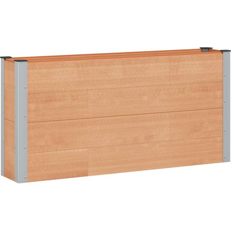 vidaXL Garden Raised Bed Brown 150 x 30 x 72 cm
