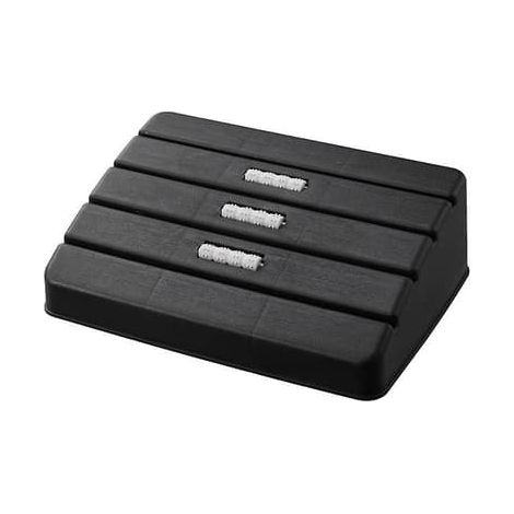 KLVGTIFS PU - Repose-pieds sous le bureau au travail, tabouret repose-pieds à roulettes, tabouret de massage sous le bureau pour bureau à domicile, toilettes A (1/5)