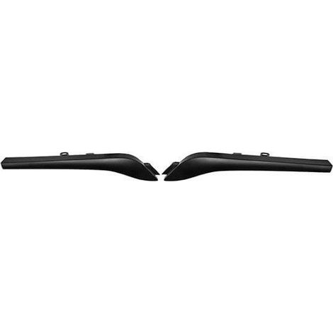 Moulures supérieures de grille de calandre avant noires kit Renault Kangoo depuis 2013