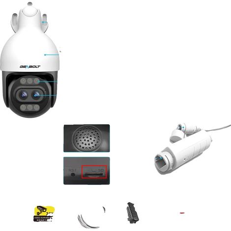 Telecamera di sicurezza, zoom ibrido 10X, Wi-Fi dual-band, GB202V WIFI (1/2)