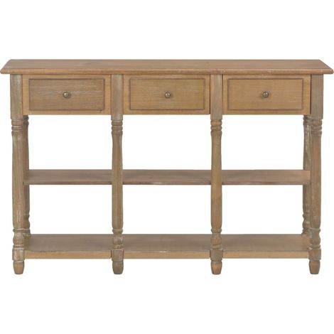Table console，Table d'appoint，Bout de canapé，Meuble d'entrée 110x30x76 cm bois d'ingénierie