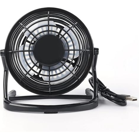 Ventilateur Double Tête 12V Voiture Bureau USB Silencieux (1/4)