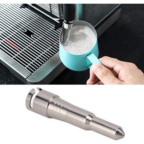 Embout de tuyau à vapeur en acier inoxydable 304 pour machine à café ECP3420 EC680 - Compatible avec siliceux et 4 anneaux de silicone inclus (1/5)