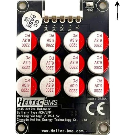 Balanceador de baterías, ecualización de carga eficiente, bajo consumo de energía, 3-4S 5A Lipo LiFePO4 (1/2)