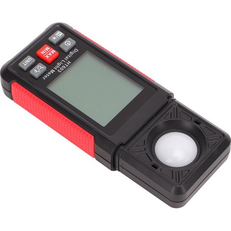 Luxmètre numérique HT603 en ABS, mesure précise rapide 1000-200000 LX, Verrouillage pic et valeur, portable, sans piles, avec sac (1/5)