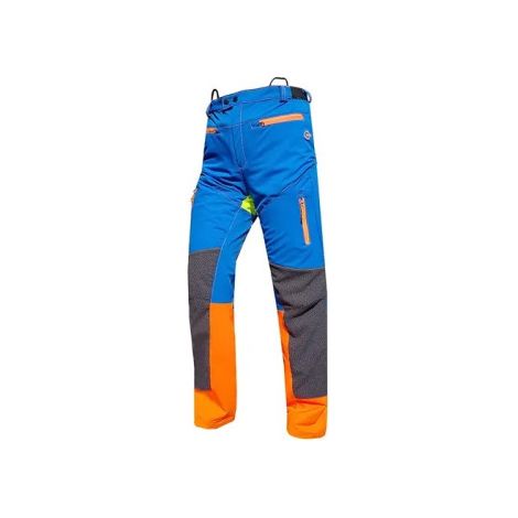 Pantalón de trabajo técnico 100% elástico azul/naranja/verde XXL Azul