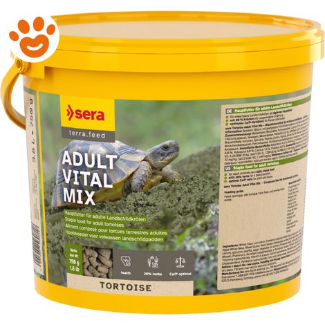 Sera Tortoise Adult Vital Mix - Confezione 750 Gr -