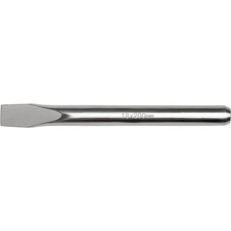 Bahco 18-mm-Flachmeißel aus Edelstahl mit ovaler Form, 55°, 200 mm