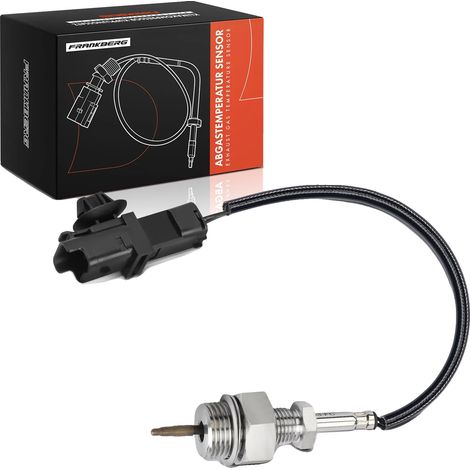 Sensor de temperatura, sensor NTC, longitud del cable de 370 mm, conector doble, rosca M12x1.25, carcasa del conector en ángulo (1/5)