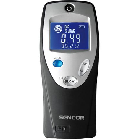 Sencor SCA BA02 control de alcohol 0,2 - 1,5% 0,2% Negro, Plata