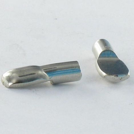 Taquet Etagère PLAT 5X19.5 Acier nickelé-1 pièce