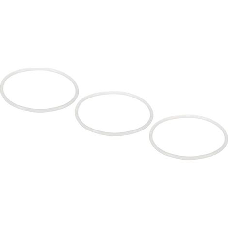 Set mit 3 weißen Silikon-O-Ringen 87 x 4 mm, kompatibel mit 10 Wasserfiltergehäusen (1/5)
