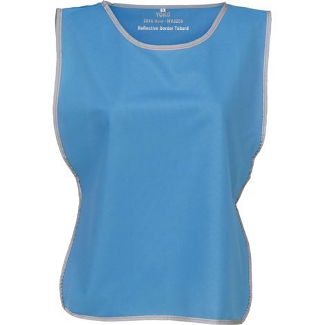 Chasuble Haute Visibilité à bordure réfléchissante Yoko Bleu Saphir L - XL.