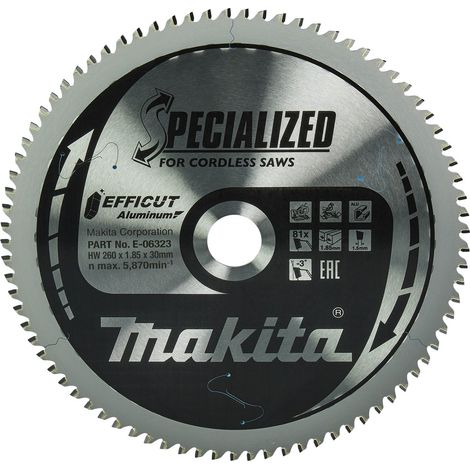 Makita Sägeblatt EFFICUT 260x1,5x30, 81Z Aluminium (1/5)