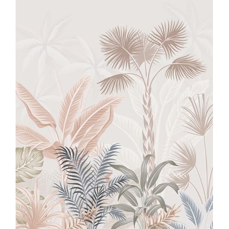Papier peint panoramique - Forêt Tropicale - 130 cm x 151 cm (1/2)