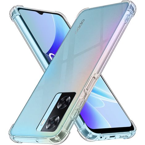 Oppo A57s Hülle, stoßfest, transparent (1/4)