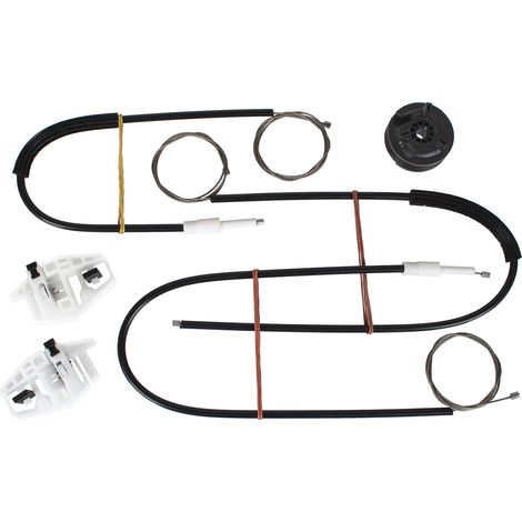 Renault Megane II 02-08 4/5 PUERTAS Kit de reparaci贸n de elevalunas delantero izquierdo