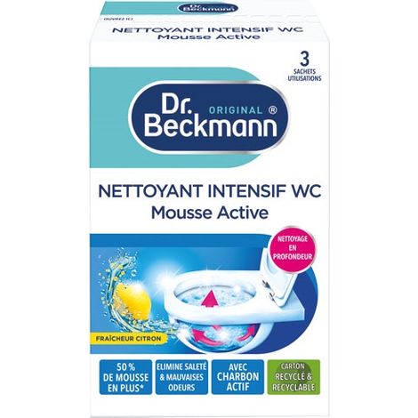 Detergente intensivo para inodoros con espuma limpiadora 100 g x 3 - Dr Beckmann