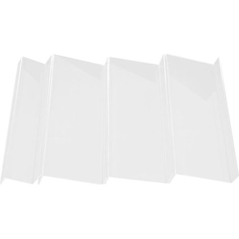 Organisateur de tiroir à épices 4 niveaux, insert ajustable grande capacité, installation facile, rangement transparent pour armoire de cuisine. (1/5)