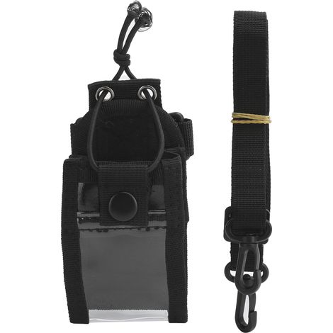 Étui de transport pour talkie-walkie Baofeng UV‑5R, UV‑5RE, UV‑5RA, DM‑5R Plus avec sangle